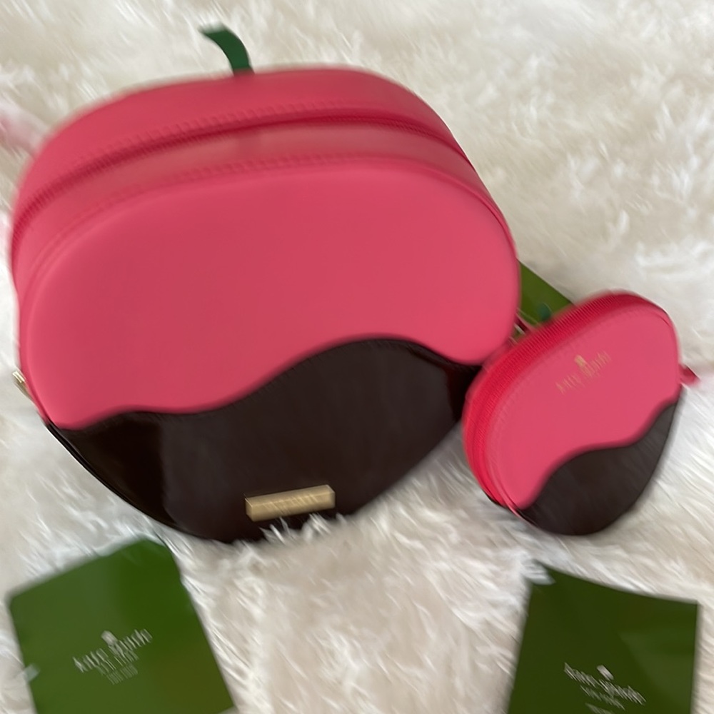 NWT Kate Spade Collectors Crème de La Crème Strawberry Purse and Change Purse - Picture 3 of 7